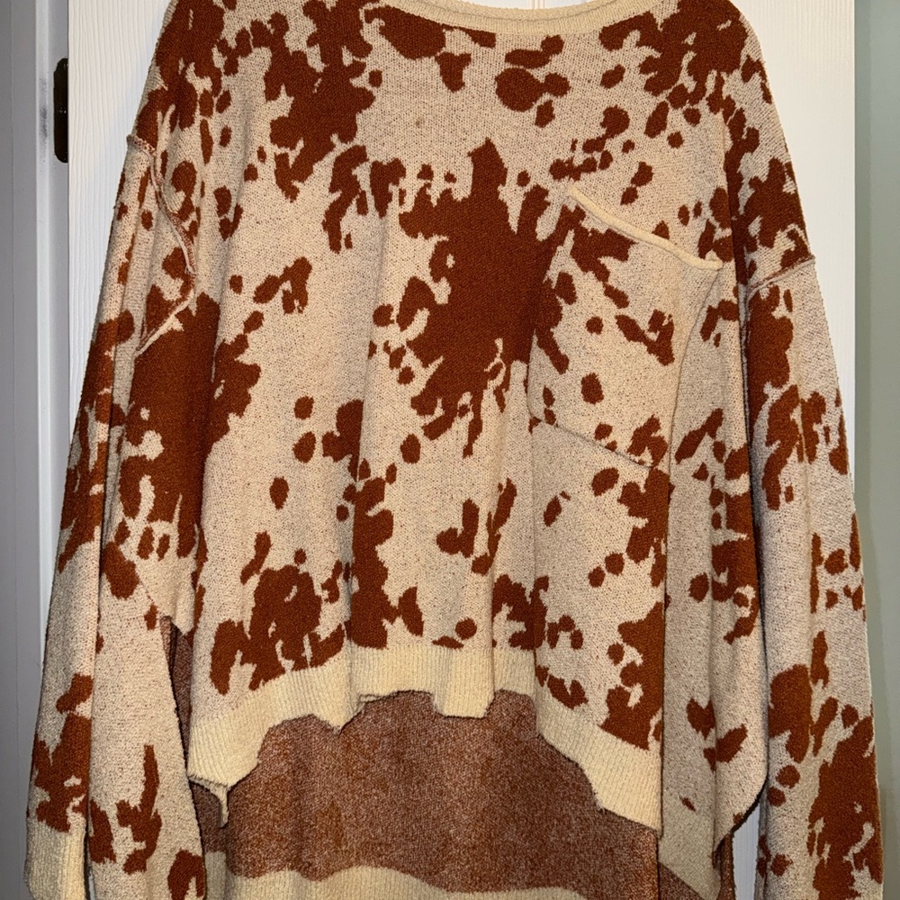 Cozy Brown and Cream Sweater